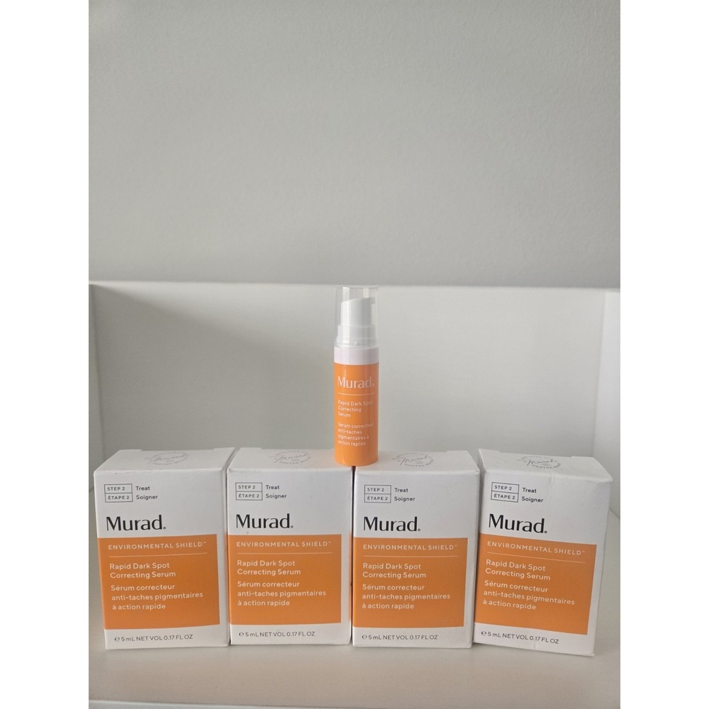 Murad Environmental Shield Rapid Dark Spot Correcting Serum 0.17 fl oz-Lot Of 4